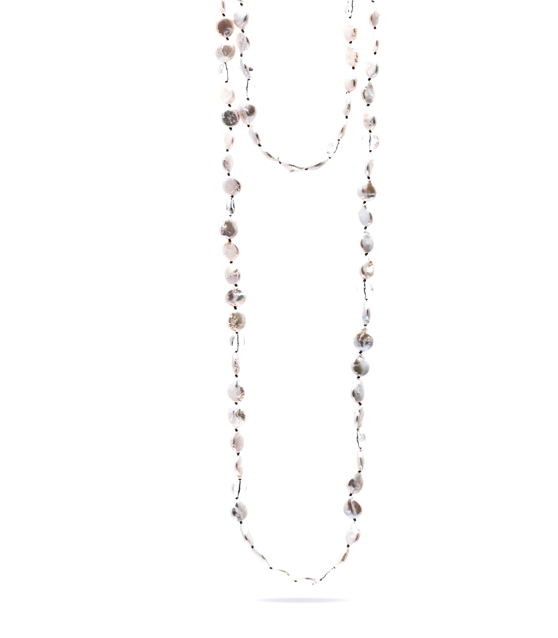 Silver Rose Coin Pearl Strand main picture