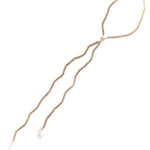 Bela Gold Hematite Sautoir #1