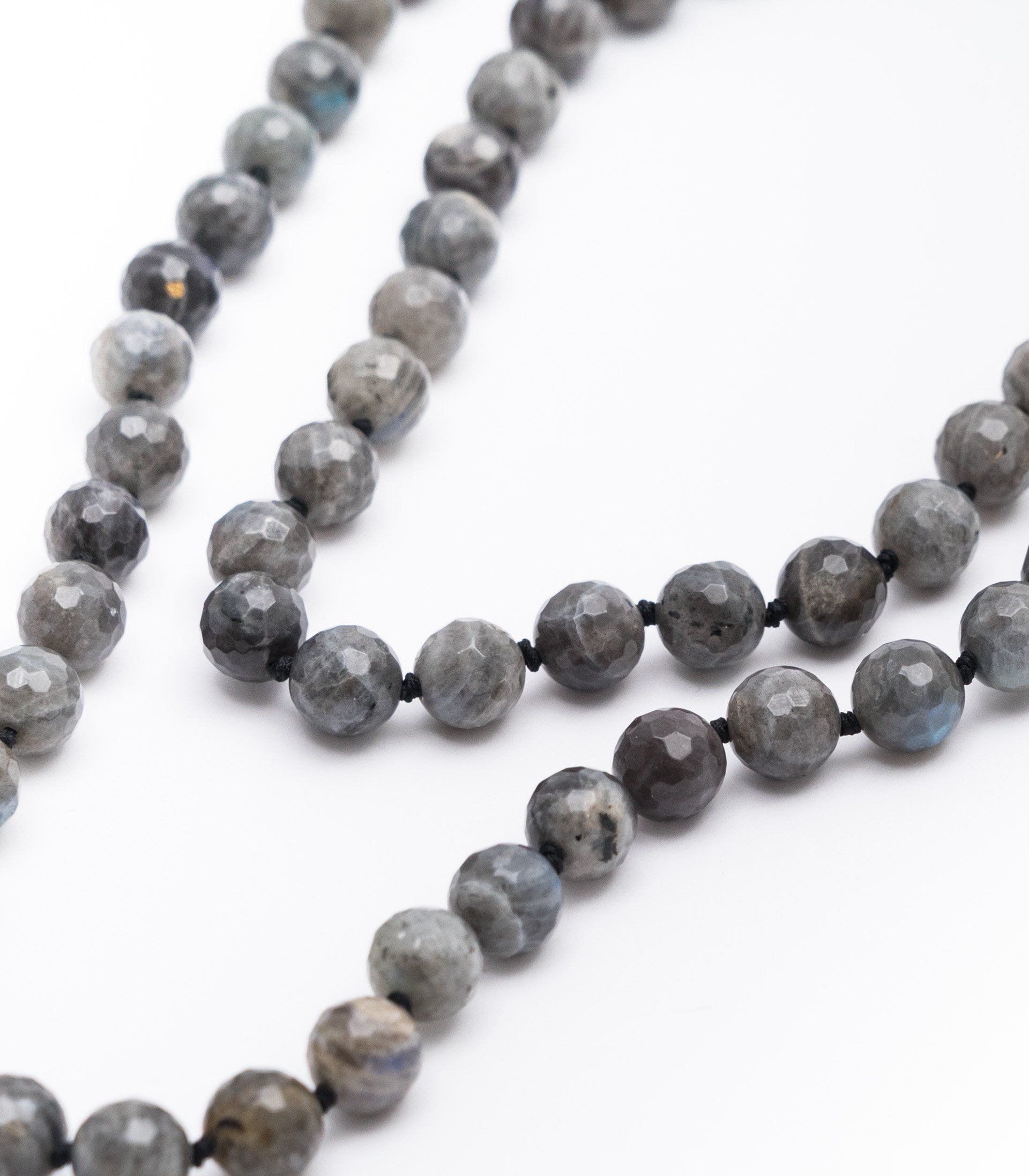 Silver Rose Labradorite Strand - Image 3