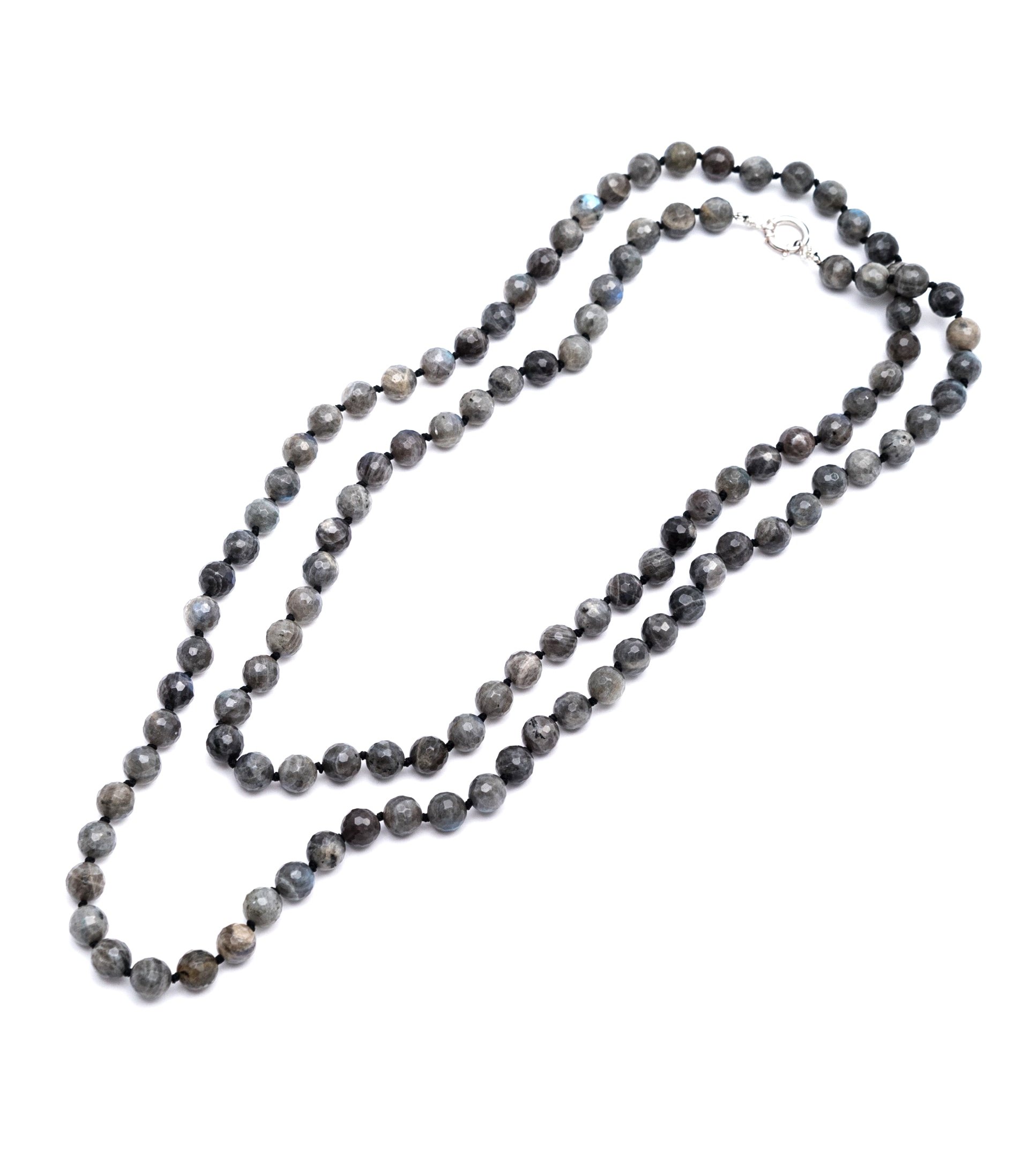 Silver Rose Labradorite Strand